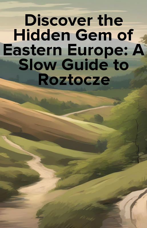 Discover the Hidden Gem of Eastern Europe: A Slow Guide to Roztocze - ebook epub, mobi, audiobook mp3