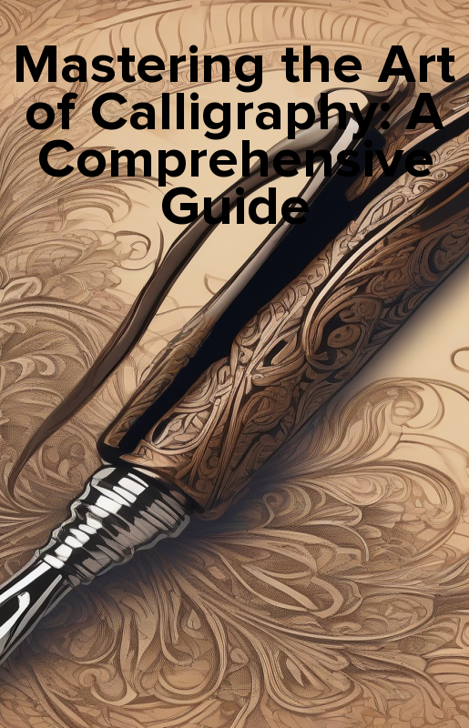 Mastering the Art of Calligraphy: A Comprehensive Guide - ebook mobi, epub