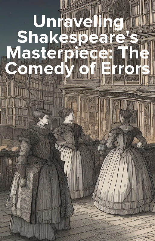 Unraveling Shakespeare's Masterpiece: The Comedy of Errors - ebook epub, mobi, audiobook mp3